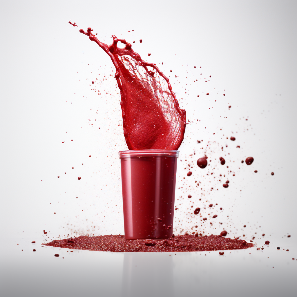 Graphic listing top 5 benefits of Reddy Red Superfood Powder.
