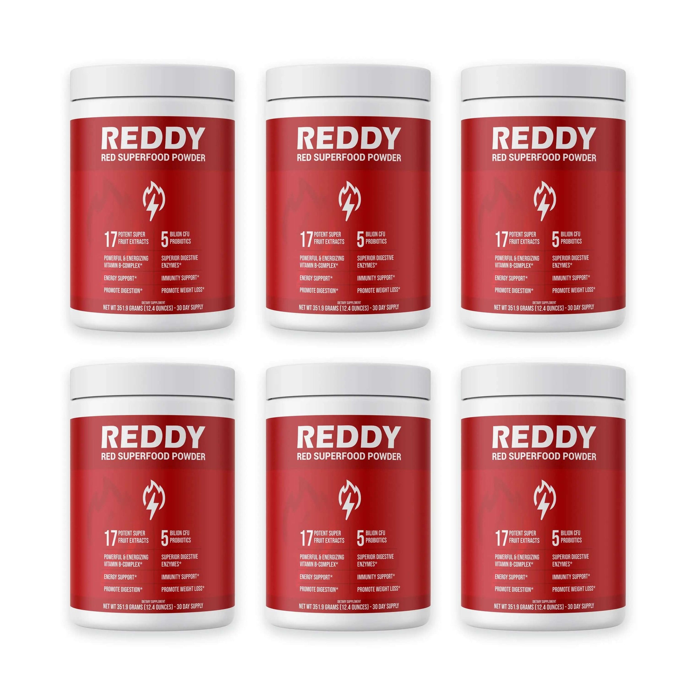 Reddy Red Superfood Powder Bundle of 6