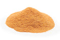 Load image into Gallery viewer, Action shot of Reddy Red Organic Superfood Powder being stirred into a glass of water, showing the powder's solubility and deep red color.