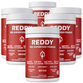 Load image into Gallery viewer, Six bottles of Reddy Red Organic Superfood Powder lined up, showcasing the bulk packaging option for consistent health and wellness support.
