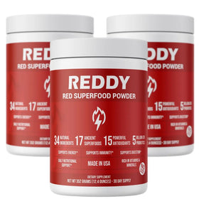 Reddy Red Superfood Powder - Reddy4.com - Red Superfood Powder  3-Bottles